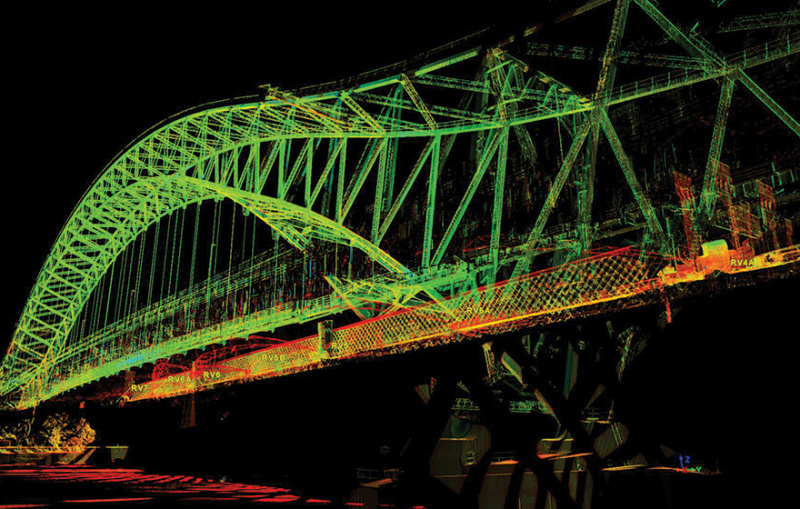 Обследование и сканирование мостов