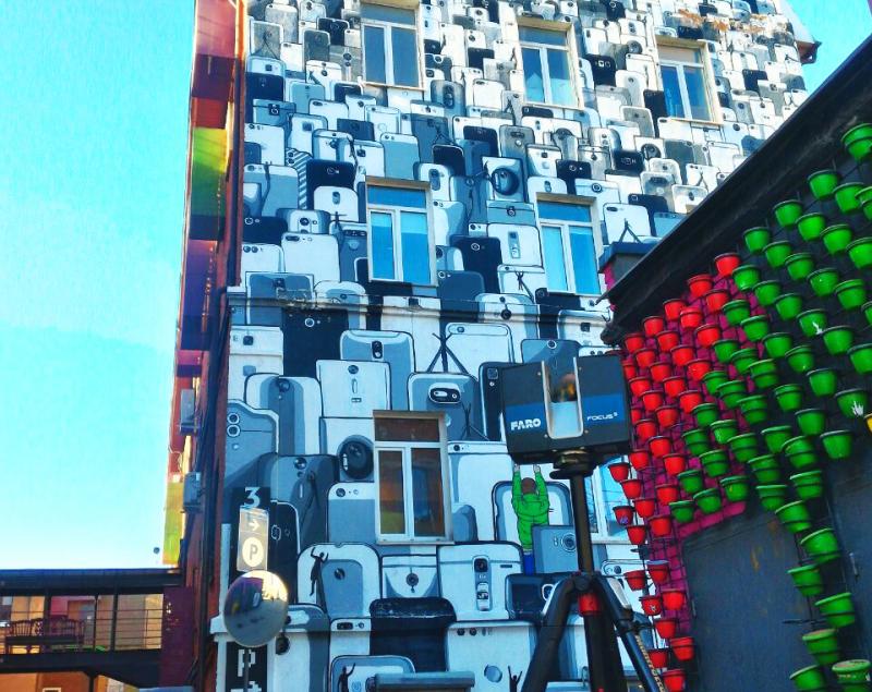 Трёхмерная (3D) лазерная съёмка фасадов